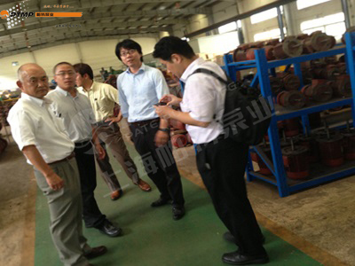 日本細川密克朗來我公司進行考察交流